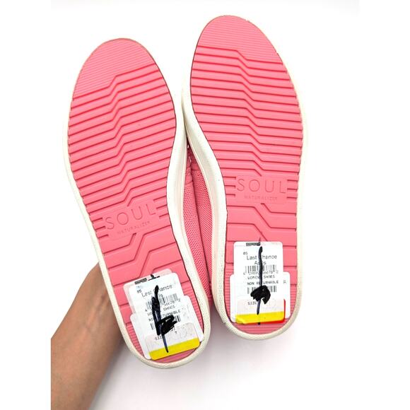 Soul Naturalizer Kemper Knit Slip-On Sneaker Shoes Women's Pink Size US7W EU37 - Picture 8 of 12